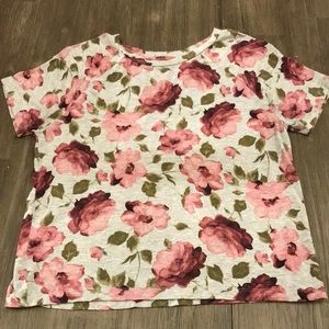 American Eagle Short Sleeve Floral T